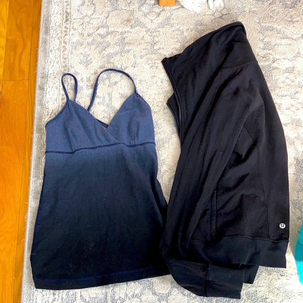 Lululemon Tank & Jacket